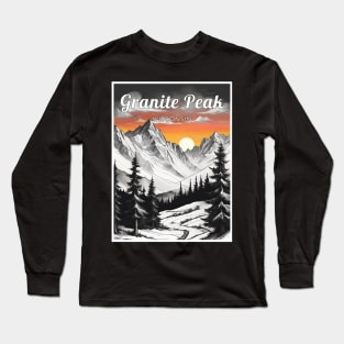 Granite Peak wisconsin usa ski Long Sleeve T-Shirt